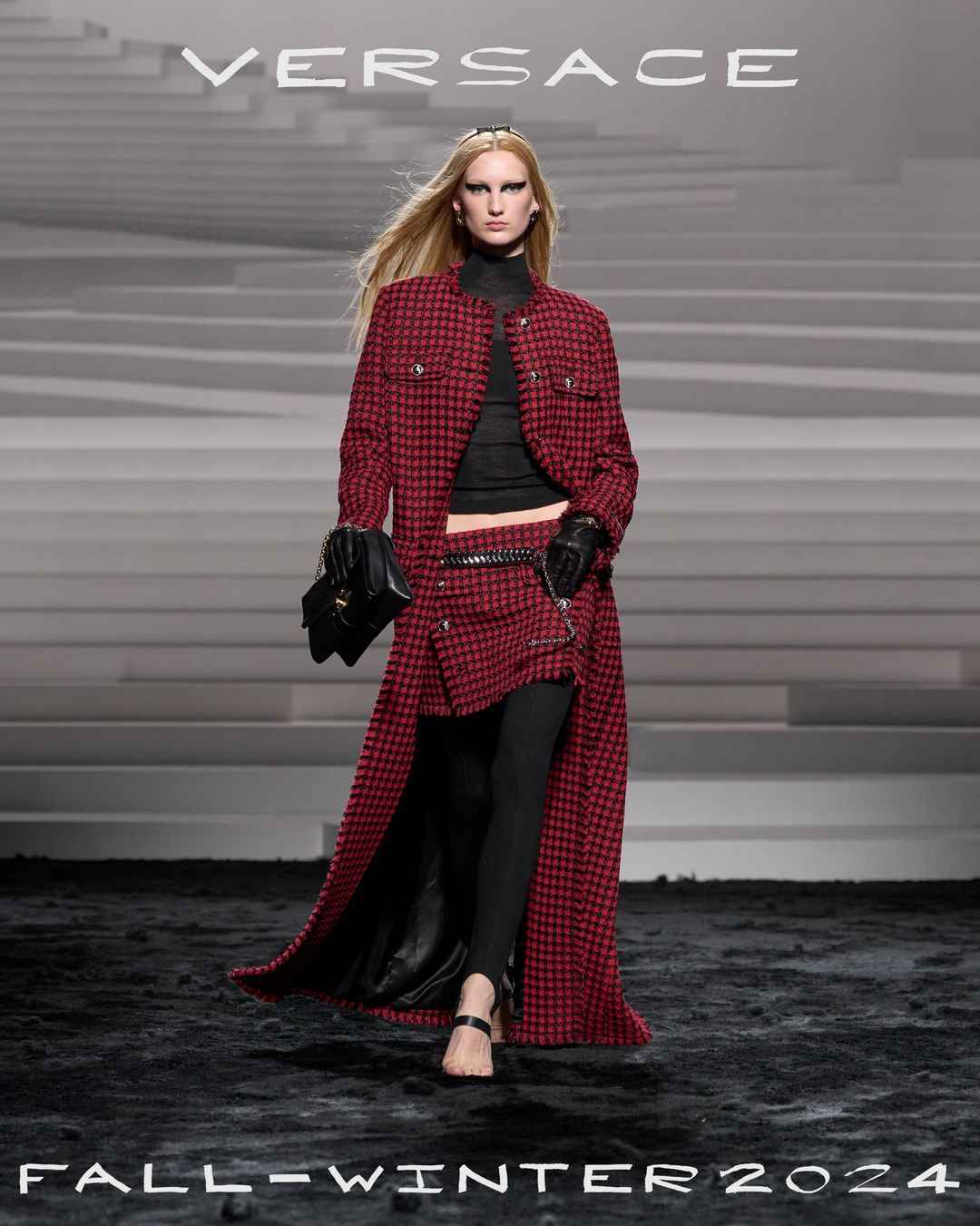 Versace para temporada outono/inverno da Milão Fashion Week 2024