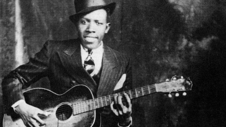 Uma das poucas fotos conhecidas de Robert Johnson