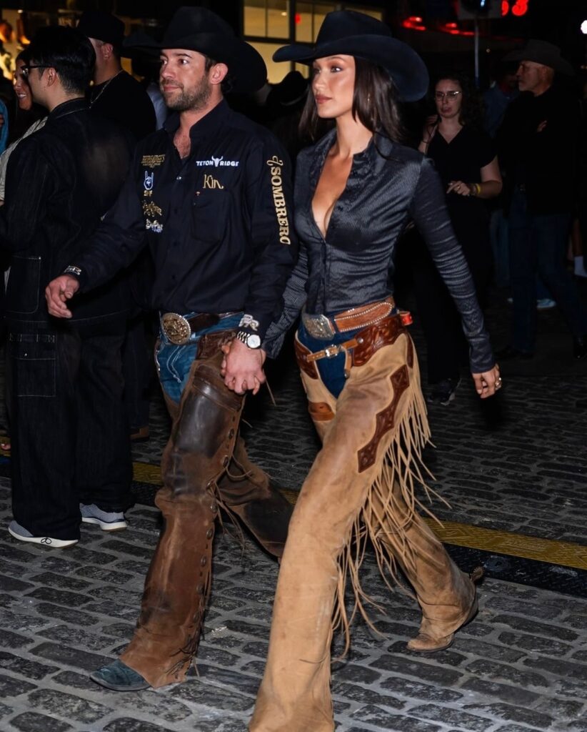 Bella Hadid estilo Western