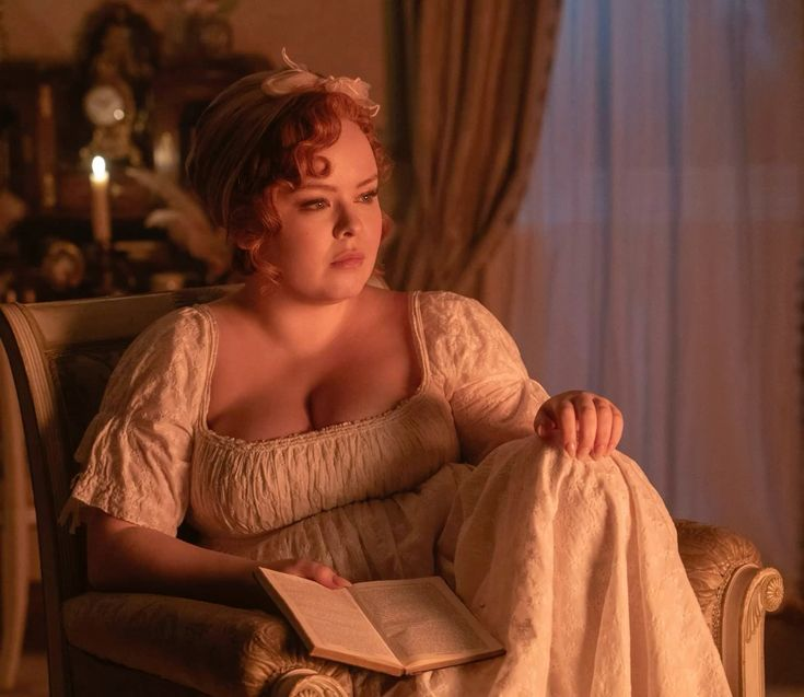 Exemplo de figurinos históricos: falhas históricas no figurino da personagem Penelope da série Bridgerton