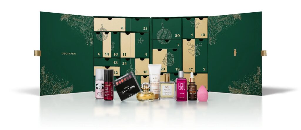 Calendário de advento O Boticário