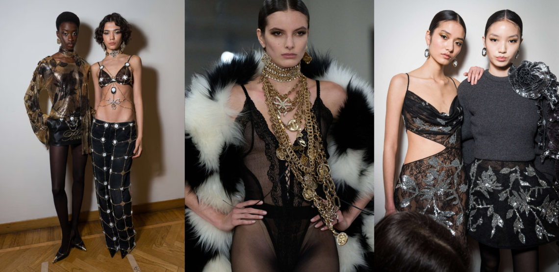 Backstage desfile Blumarine.