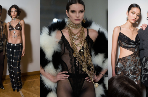 Backstage desfile Blumarine.