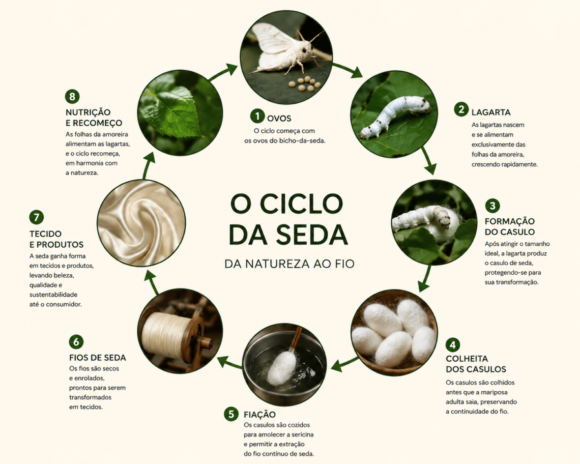 Da natureza ao fio da seda