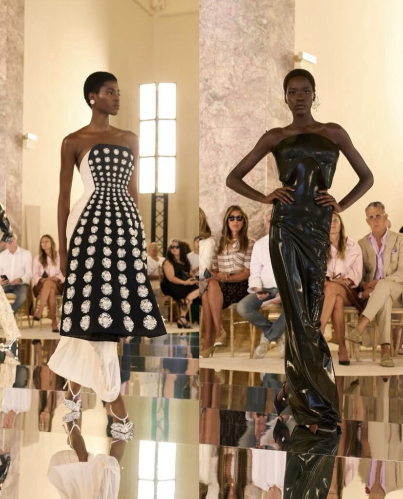 O Abismo de Daniel Roseberry para a Schiaparelli, alta-costura 2026 – looks 3 e 4.