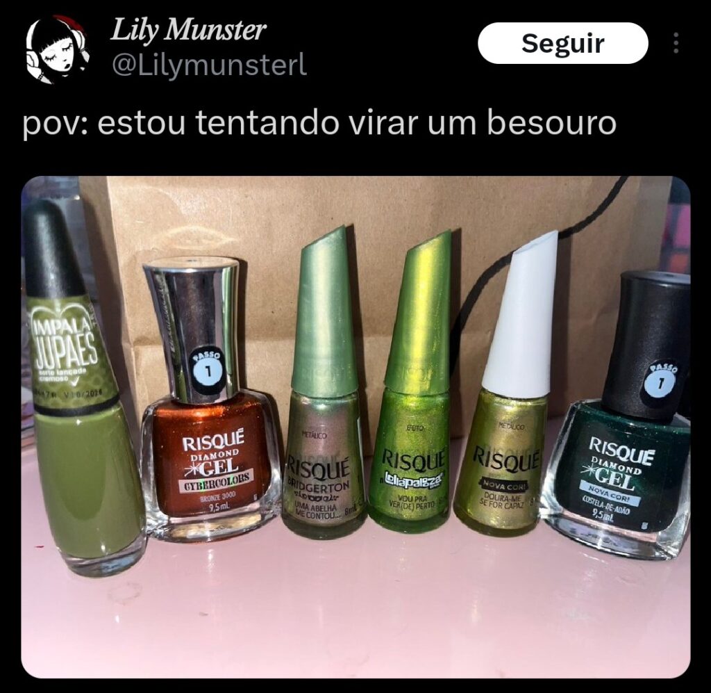 unhas de besouro